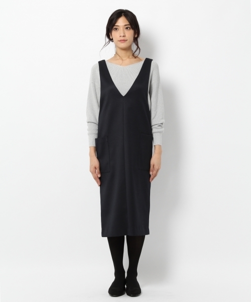 laboratory work（ラボラトリーワーク）の「ポケット付きサックワンピース（ワンピース・レディース・ピンク/ネイビー/ブラウン系その他/カーキ・MEDIUM）」の17枚目の写真