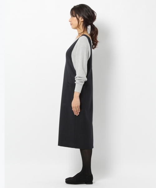 laboratory work（ラボラトリーワーク）の「ポケット付きサックワンピース（ワンピース・レディース・ピンク/ネイビー/ブラウン系その他/カーキ・MEDIUM）」の18枚目の写真