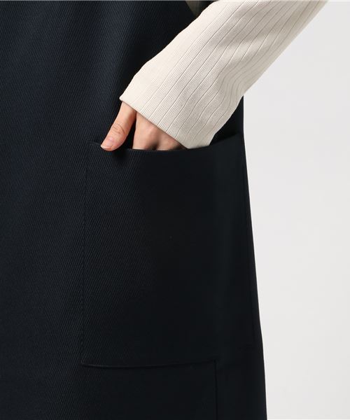 laboratory work（ラボラトリーワーク）の「ポケット付きサックワンピース（ワンピース・レディース・ピンク/ネイビー/ブラウン系その他/カーキ・MEDIUM）」の10枚目の写真