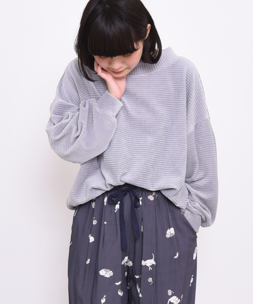 POU DOU DOU(プードゥドゥ)の「カットコールタック袖プルオーバー(Tシャツ/カットソー・レディース・ピンク/ブルー/グレー・3)」の2枚目の写真