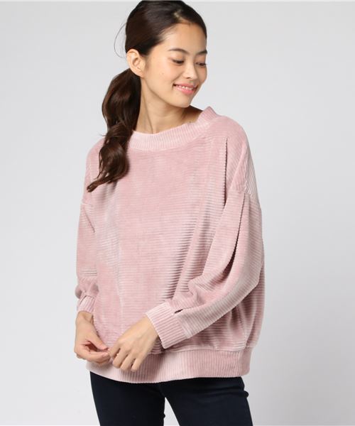 POU DOU DOU(プードゥドゥ)の「カットコールタック袖プルオーバー(Tシャツ/カットソー・レディース・ピンク/ブルー/グレー・3)」の8枚目の写真