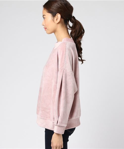 POU DOU DOU(プードゥドゥ)の「カットコールタック袖プルオーバー(Tシャツ/カットソー・レディース・ピンク/ブルー/グレー・3)」の7枚目の写真