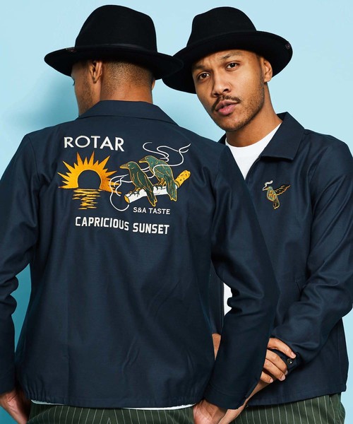 新品未使用　ROTAR ローター スカジャン　サテン　ジャケット ROTAR（ローター）の「Back satin Souvenir jacket / スーベニア