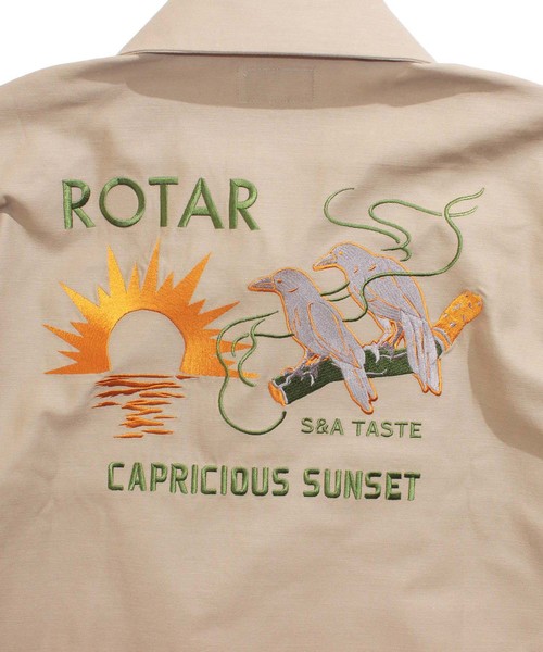 新品未使用　ROTAR ローター スカジャン　サテン　ジャケット ROTAR（ローター）の「Back satin Souvenir jacket / スーベニア