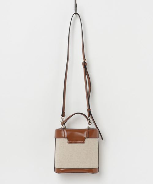 N.（N. Natural Beauty Basic）（エヌエヌナチュラルビューティーベーシック）の「【JJ 3月号掲載】レトロバケツショルダーバッグ（トートバッグ・レディース・ブラック/ベージュ系その他・ﾌﾘ-）」の4枚目の写真