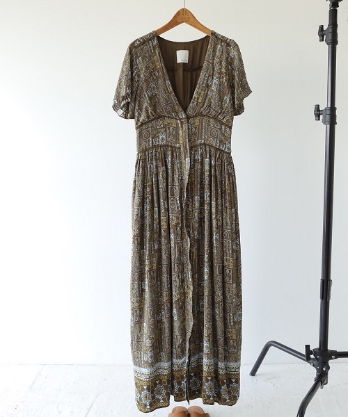 TODAYFUL（トゥデイフル）の「ペイズリーコルセットワンピース（ワンピース・レディース・オリーブ/レッド・36inch/38inch）」の19枚目の写真