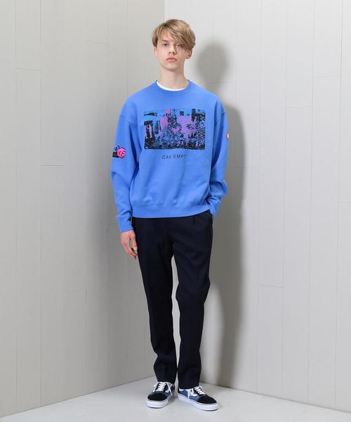 C.E（シーイー）の「＜C.E＞CARD CREW NECK SWEAT/スウェット（スウェット・メンズ・ロイヤルブルー・LARGE/MEDIUM）」の3枚目の写真