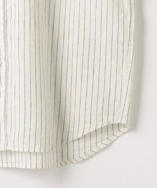 coen(コーエン)の「綿麻ストライプレギュラーカラーシャツ(シャツ/ブラウス・メンズ・ホワイト/ネイビー・X-LARGE/SMALL/MEDIUM/LARGE)」の18枚目の写真