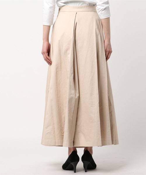 MURUA（ムルーア）の「サイドボタンフレアスカート（スカート・レディース・ベージュ/カーキ・2/1）」の4枚目の写真