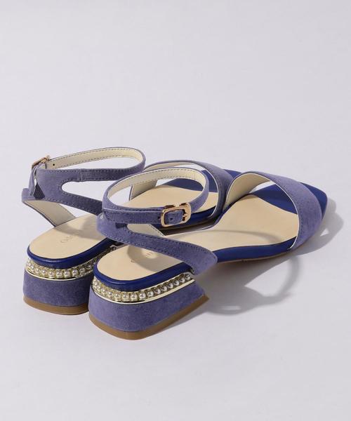 ODETTE E ODILE（オデットエオディール）の「OFC デコヒール サンダル35↓（サンダル・レディース・ブラック/ロイヤルブルー/イエロー/ライトグレー・35/37/36/34）」の10枚目の写真