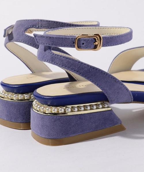 ODETTE E ODILE（オデットエオディール）の「OFC デコヒール サンダル35↓（サンダル・レディース・ブラック/ロイヤルブルー/イエロー/ライトグレー・35/37/36/34）」の8枚目の写真