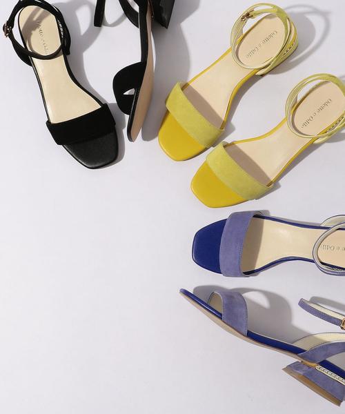 ODETTE E ODILE（オデットエオディール）の「OFC デコヒール サンダル35↓（サンダル・レディース・ブラック/ロイヤルブルー/イエロー/ライトグレー・35/37/36/34）」の7枚目の写真