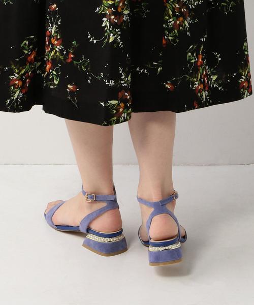 ODETTE E ODILE（オデットエオディール）の「OFC デコヒール サンダル35↓（サンダル・レディース・ブラック/ロイヤルブルー/イエロー/ライトグレー・35/37/36/34）」の15枚目の写真