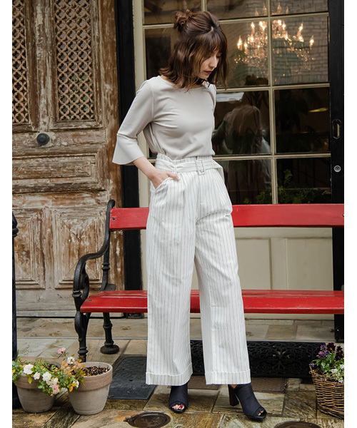 Re:EDIT（リエディ）の「メッシュフリンジオープントゥサンダル（サンダル・レディース・ブラウン/アイボリー/ストライプ/ブラック・LARGE/X-LARGE/MEDIUM/SMALL）」の6枚目の写真