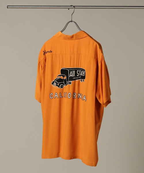 STYLE EYES(スタイルアイズ)の「STYLE EYES / スタイルアイズ : RAYON BOWLING SHIRT W/CHAIN E#(シャツ/ブラウス・メンズ・ホワイト/ブラック/イエロー・MEDIUM/X-LARGE/LARGE)」の3枚目の写真