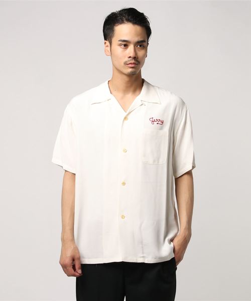 STYLE EYES(スタイルアイズ)の「STYLE EYES / スタイルアイズ : RAYON BOWLING SHIRT W/CHAIN E#(シャツ/ブラウス・メンズ・ホワイト/ブラック/イエロー・MEDIUM/X-LARGE/LARGE)」の8枚目の写真