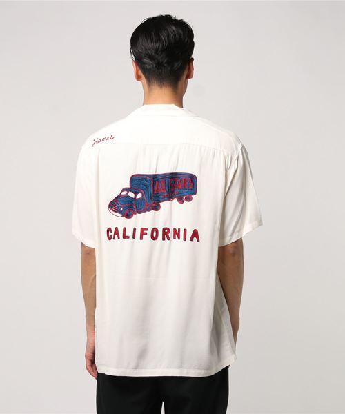 STYLE EYES(スタイルアイズ)の「STYLE EYES / スタイルアイズ : RAYON BOWLING SHIRT W/CHAIN E#(シャツ/ブラウス・メンズ・ホワイト/ブラック/イエロー・MEDIUM/X-LARGE/LARGE)」の6枚目の写真