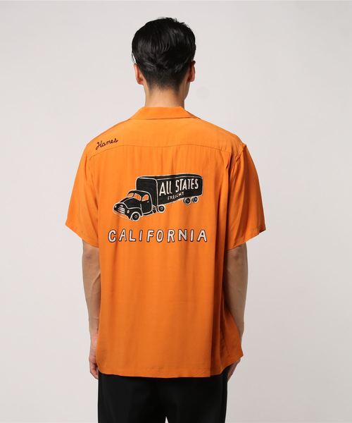 STYLE EYES(スタイルアイズ)の「STYLE EYES / スタイルアイズ : RAYON BOWLING SHIRT W/CHAIN E#(シャツ/ブラウス・メンズ・ホワイト/ブラック/イエロー・MEDIUM/X-LARGE/LARGE)」の7枚目の写真