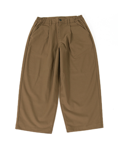 ANGENEHM(アンゲネーム)の「mp6333-TR Tuck Wide Pants パンツ(MADE IN JAPAN)(その他パンツ・メンズ・キャメル/チャコール/ブラック・S/M/L)」の6枚目の写真