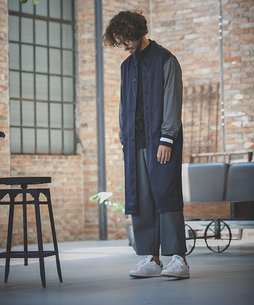 ANGENEHM(アンゲネーム)の「mp6333-TR Tuck Wide Pants パンツ(MADE IN JAPAN)(その他パンツ・メンズ・キャメル/チャコール/ブラック・S/M/L)」の16枚目の写真
