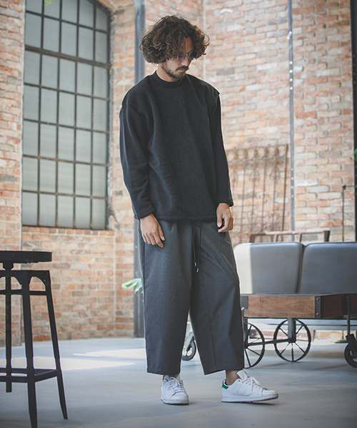 ANGENEHM(アンゲネーム)の「mp6333-TR Tuck Wide Pants パンツ(MADE IN JAPAN)(その他パンツ・メンズ・キャメル/チャコール/ブラック・S/M/L)」の20枚目の写真