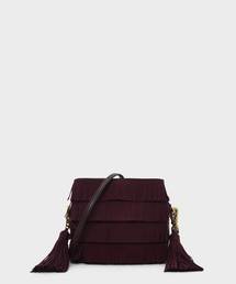 フリンジディテールバケツバッグ / FRINGE DETAIL BUCKET BAG