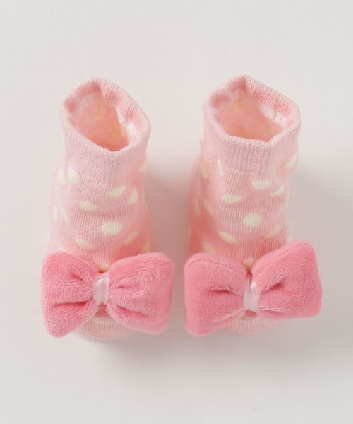 RAGMART（ラグマート）の「モチーフベビーソックス（ソックス/靴下・キッズ・ピンク/イエロー/グリーン・SS）」の3枚目の写真