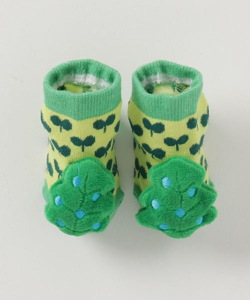 RAGMART（ラグマート）の「モチーフベビーソックス（ソックス/靴下・キッズ・ピンク/イエロー/グリーン・SS）」の2枚目の写真