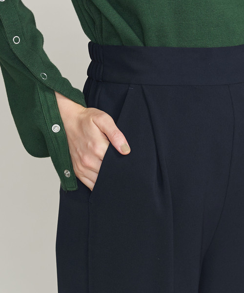 BEAUTY&YOUTH UNITED ARROWS（ビューティーアンドユースユナイテッドアローズ）の「BY ダブルクロスタックワイドパンツ ◆（その他パンツ・レディース・ベージュ/ネイビー/ダークブラウン・SMALL/LARGE/MEDIUM）」の12枚目の写真