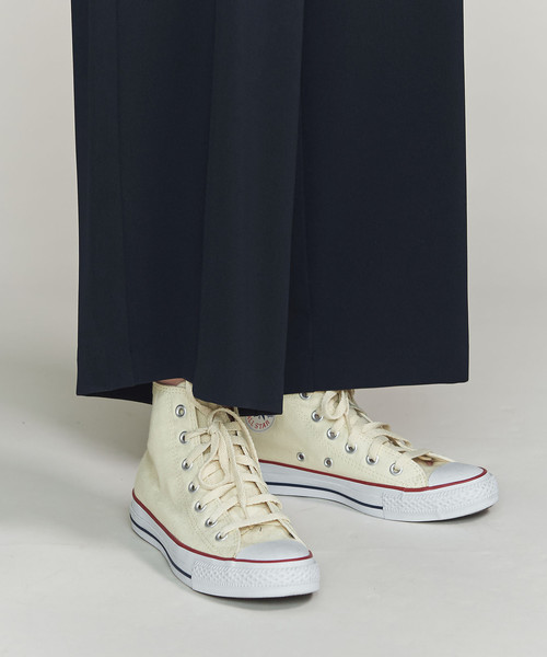 BEAUTY&YOUTH UNITED ARROWS（ビューティーアンドユースユナイテッドアローズ）の「BY ダブルクロスタックワイドパンツ ◆（その他パンツ・レディース・ベージュ/ネイビー/ダークブラウン・SMALL/LARGE/MEDIUM）」の4枚目の写真