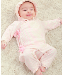 ロンパース（ピンク/桃色系・ボーダー柄）ファッション通販 - ZOZOTOWN