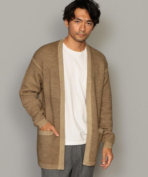 green label relaxing（グリーンレーベルリラクシング）の「MC ウォッシュド WO カーディガン ◆（カーディガン/ボレロ・メンズ・オリーブ/ベージュ/ネイビー・S/M/L）」の2枚目の写真