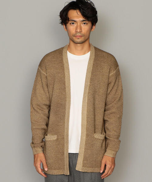 green label relaxing（グリーンレーベルリラクシング）の「MC ウォッシュド WO カーディガン ◆（カーディガン/ボレロ・メンズ・オリーブ/ベージュ/ネイビー・S/M/L）」の11枚目の写真