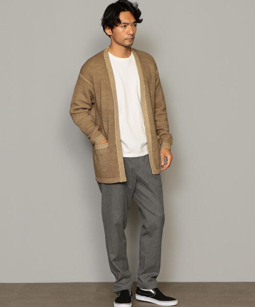 green label relaxing（グリーンレーベルリラクシング）の「MC ウォッシュド WO カーディガン ◆（カーディガン/ボレロ・メンズ・オリーブ/ベージュ/ネイビー・S/M/L）」の8枚目の写真