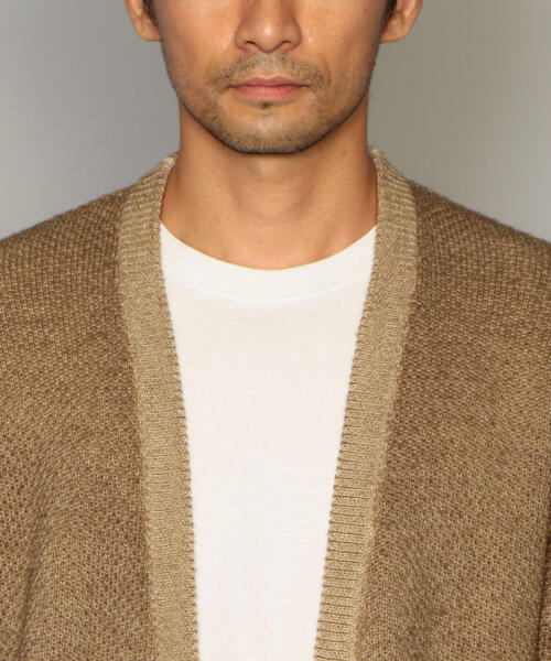 green label relaxing（グリーンレーベルリラクシング）の「MC ウォッシュド WO カーディガン ◆（カーディガン/ボレロ・メンズ・オリーブ/ベージュ/ネイビー・S/M/L）」の7枚目の写真