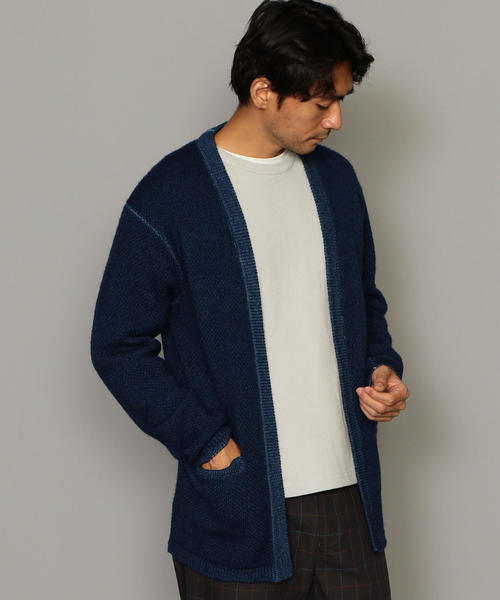 green label relaxing（グリーンレーベルリラクシング）の「MC ウォッシュド WO カーディガン ◆（カーディガン/ボレロ・メンズ・オリーブ/ベージュ/ネイビー・S/M/L）」の12枚目の写真