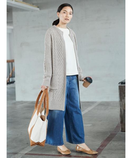 AMERICAN HOLIC（アメリカンホリック）の「5PK ワイドパンツ（デニムパンツ・レディース・インディゴブルー/ライトインディゴブルー・L/M/S）」の8枚目の写真