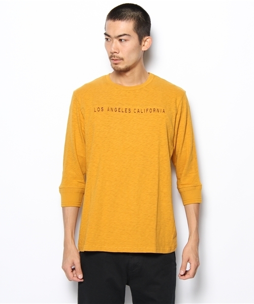 coen（コーエン）の「フットボール7分袖カットソー（Tシャツ/カットソー・メンズ・イエロー/ネイビー/グレー/ワインレッド・SMALL/MEDIUM/LARGE/X-LARGE）」の7枚目の写真