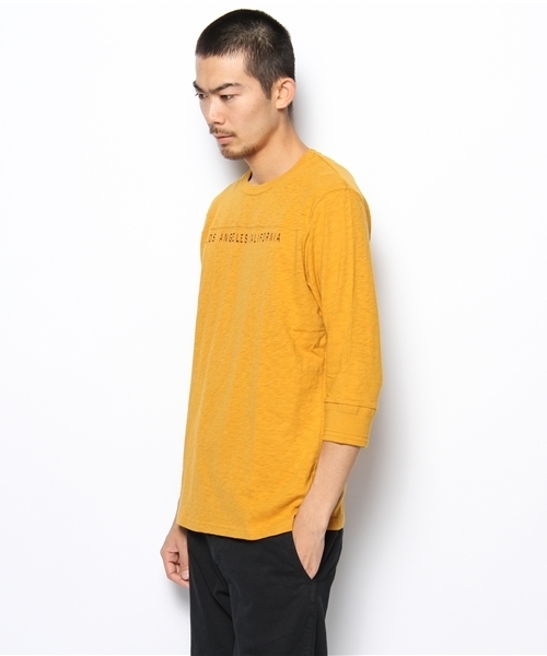 coen（コーエン）の「フットボール7分袖カットソー（Tシャツ/カットソー・メンズ・イエロー/ネイビー/グレー/ワインレッド・SMALL/MEDIUM/LARGE/X-LARGE）」の8枚目の写真