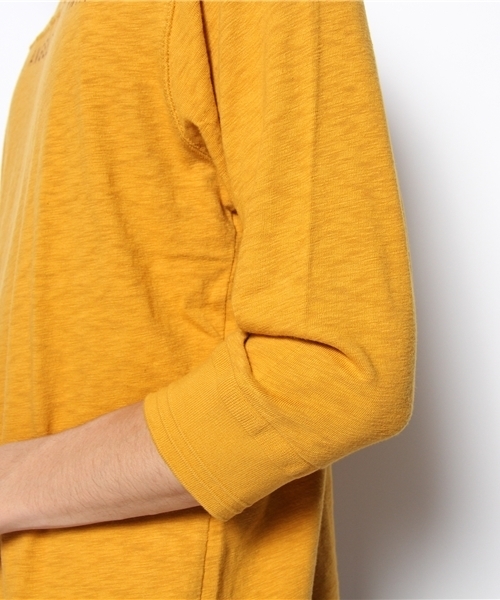 coen（コーエン）の「フットボール7分袖カットソー（Tシャツ/カットソー・メンズ・イエロー/ネイビー/グレー/ワインレッド・SMALL/MEDIUM/LARGE/X-LARGE）」の11枚目の写真