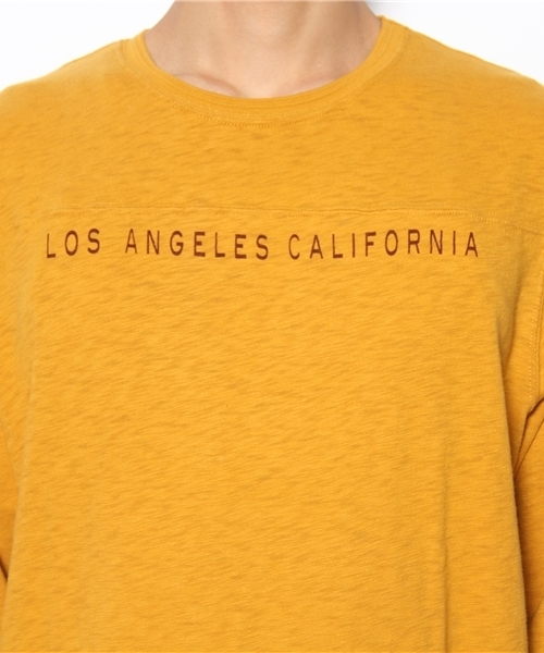 coen（コーエン）の「フットボール7分袖カットソー（Tシャツ/カットソー・メンズ・イエロー/ネイビー/グレー/ワインレッド・SMALL/MEDIUM/LARGE/X-LARGE）」の12枚目の写真