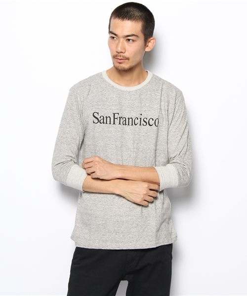 coen（コーエン）の「フットボール7分袖カットソー（Tシャツ/カットソー・メンズ・イエロー/ネイビー/グレー/ワインレッド・SMALL/MEDIUM/LARGE/X-LARGE）」の5枚目の写真