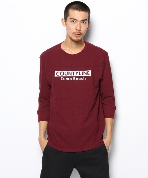 coen（コーエン）の「フットボール7分袖カットソー（Tシャツ/カットソー・メンズ・イエロー/ネイビー/グレー/ワインレッド・SMALL/MEDIUM/LARGE/X-LARGE）」の17枚目の写真