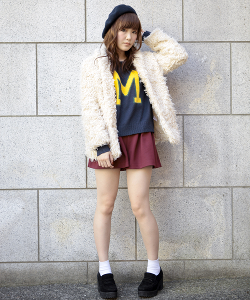 WEGO(ウィゴー)の「WEGO/プードルファーコート(その他アウター・レディース・オフホワイト/ブラック/ライトグレー・FREE)」の2枚目の写真