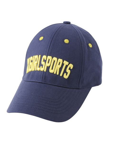 X-girl（エックスガール）の「CAP（キャップ・レディース・ブラック/ネイビー・ONE SIZE）」の2枚目の写真