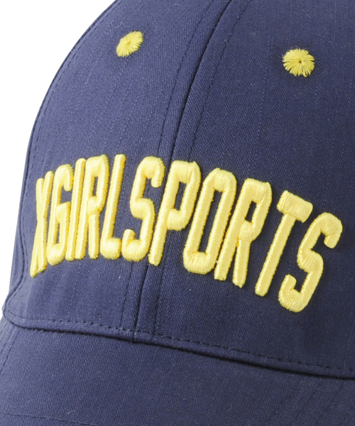 X-girl（エックスガール）の「CAP（キャップ・レディース・ブラック/ネイビー・ONE SIZE）」の5枚目の写真