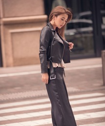 EIMY ISTOIRE（エイミーイストワール）の「フェイクレザーライダース