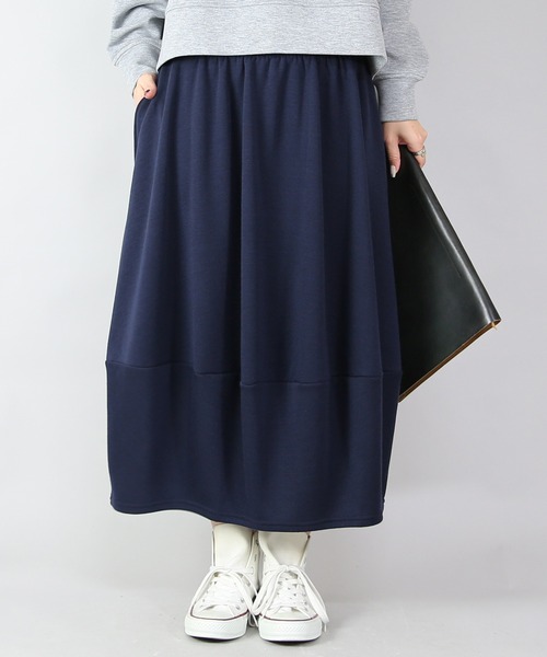 セール】あったか裏起毛ふんわりバルーンスカート（スカート）｜and