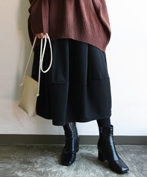 and it_（アンドイット）の「あったか裏起毛ふんわりバルーンスカート（スカート）」