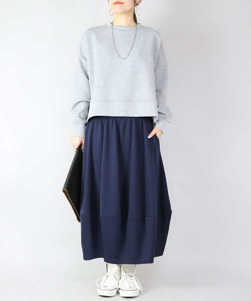 あったか裏起毛ふんわりバルーンスカート（スカート）｜and it_